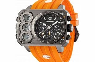 Timberland Mens Black Orange HT3 Chronograph Watch