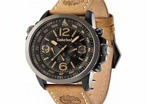 Timberland Mens Black Tan Campton Watch
