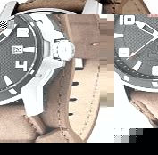 Timberland Mens Durham Brown Leather Strap Watch