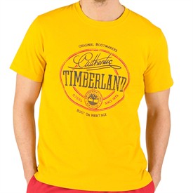 Timberland Mens Graphic T-Shirt Golden Rod