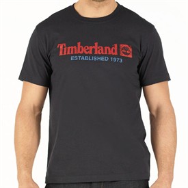 Timberland Mens Linear Front Graphic T-Shirt
