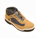 Mens Timberland Wheat Suede Boots With Navy Trim