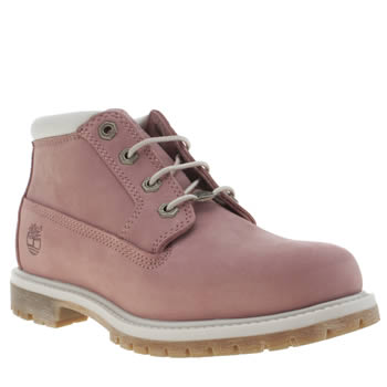 Timberland Pink Nellie Chukka Double Boots