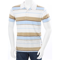 Timberland Short Sleeve Polo Stripe Brown