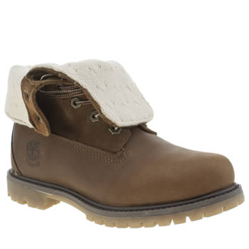 Timberland Tan Authentic Teddy Fold Down Boots