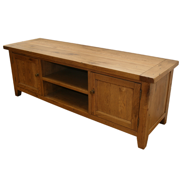 timberland TV Unit with 2 Shelves