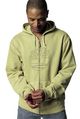 zip-through hooded sweat jacket