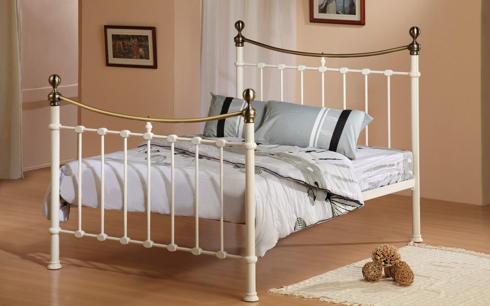 Time Living Elizabeth Metal Bedstead, Double,