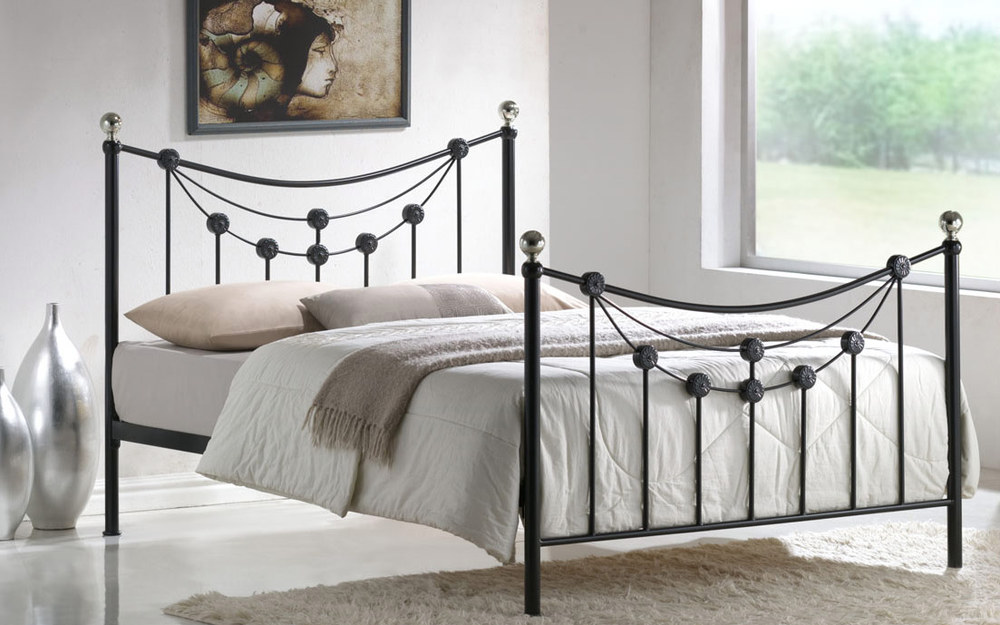 Time Living Forse Metal Bedstead, King Size,