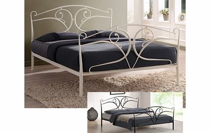 Time Living Seline 4FT 6 Double Metal Bedstead