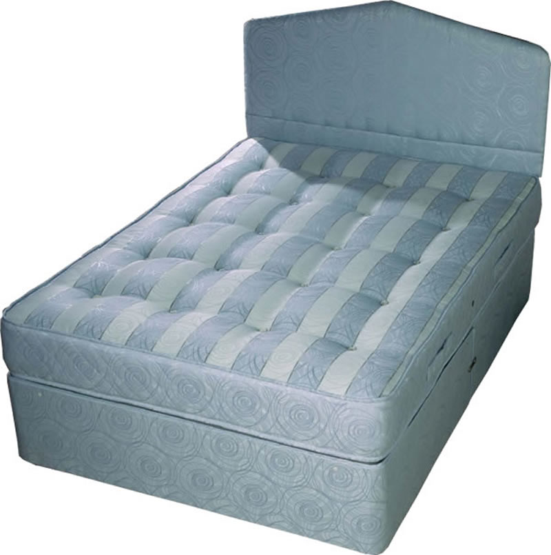 Times Beds Times Backcare Divan Bed, Small Double, 2 Drawers