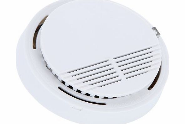 TIMETOP Standalone Photoelectric Smoke Alarm Fire Smoke Detector Sensor Home Security System for Home Kitchen 9V