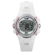 TIMEX 1440 WHITE DIGITAL WATCH