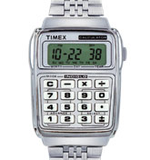 Timex 80 Calculator Watch Silver