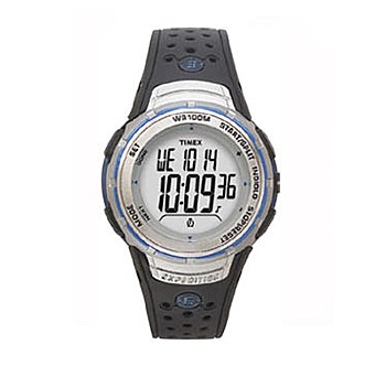 Timex Chrono Alarm Timer Small (black rubber