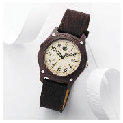 Timex Expedition Brown Canvas Strap Watch