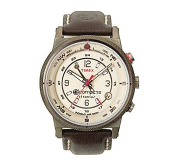 Timex Expedition Titanium E-Compass (leather
