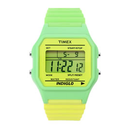 Timex Green/ Yellow Digital Watch