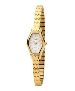 timex Ladies Gold Plated Expander Watch