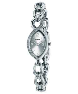 timex Ladies Stone Set Bracelet Watch