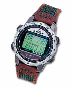 LCD Digital Compass Watch