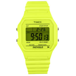 Lime Green Digital Watch