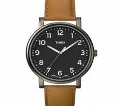 Timex Originals Black and Tan Classic Round Watch