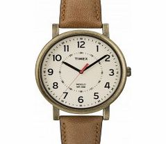 Timex Originals Cream Brown Classic Round Watch