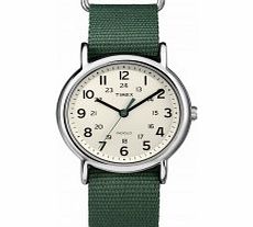 Timex Originals Weekender Green Nylon Strap Watch
