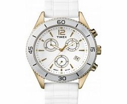 Timex Originals White Gold Sport Chronograph Watch