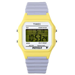 Timex Yellow/Grey Digital Watch