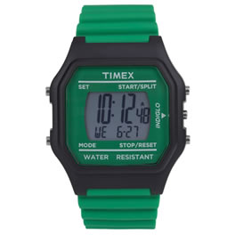 Timexfashion Timex80 Jumbo Green/ Black Digital Watch
