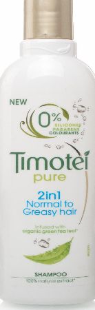 Pure 2 in 1 Normal to Greasy Hair Shampoo