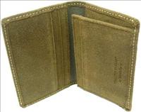 Timothy Everest Green Leather Credit Card Case by