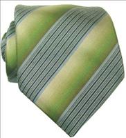 Timothy Everest Green Textured Stripe Necktie by