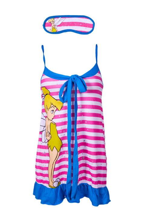 Tinkerbell Nightie and Eyemask PJ Set