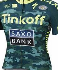 Tinkoff-saxo Camouflage Team Short Sleeve Jersey