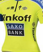 Tinkoff-saxo Kids Short Sleeve Jersey By Sportful