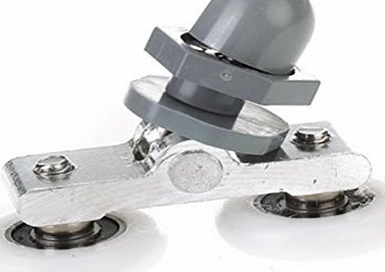 Tinksky 23mm Diameter Replacement Double Wheeled Shower Room Glass Sliding Door Pulley Roller Runner Wheel