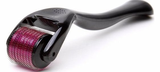 Tinksky Professional Titanium Microneedle 540 Derma Needle Roller Treating Acne Scars, Skin, Hair Loss, Wrinkles, Blackheads, Lines, Sun Damaged, Ageing- Daily Care Product, Reducing Blemishes Scars Potholes 