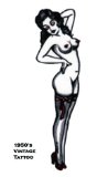 Tinsley Transfers Tattoo: Pin Up Girl