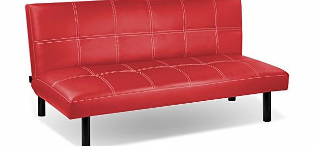 tinxs  Red Super Strong Soft Sofa Bed Space-saving Design Sofabed