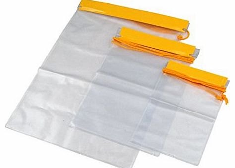 WMA 3X Waterproof Camera Mobile Phone Ipad Pouch Dry Bags For Backpack Kayak Military-Pack of 3