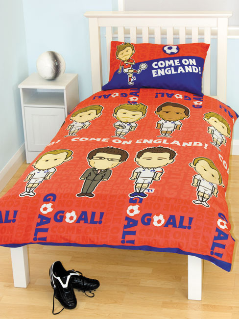 Tiny Idols Goal Duvet Cover and