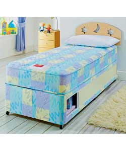 Tots Single Bed with Sprung Mattress and Headboard