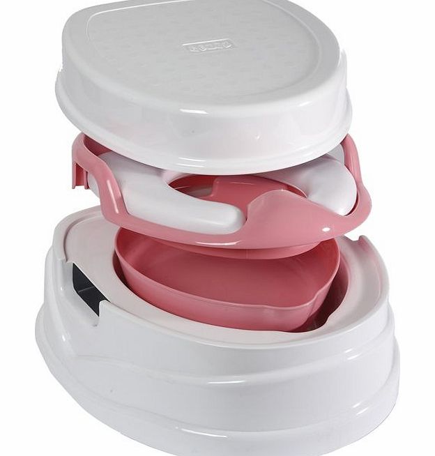 Tippitoes 3 in 1 Potty 2013 White/Pink
