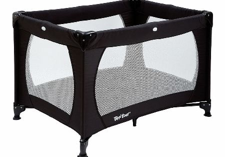 Tippitoes Travel Cot Black