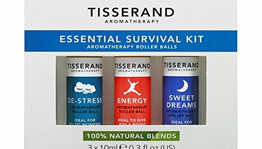 Tisserand Essential Survival Kit (3 x 10ml)