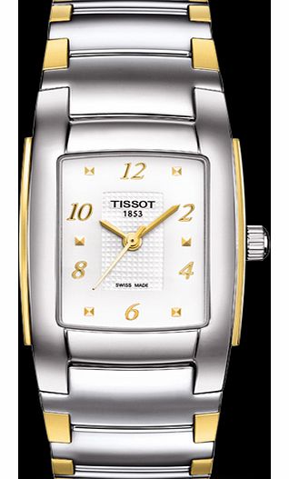 Tissot T10 Bi Colour Ladies Watch T0733102201700