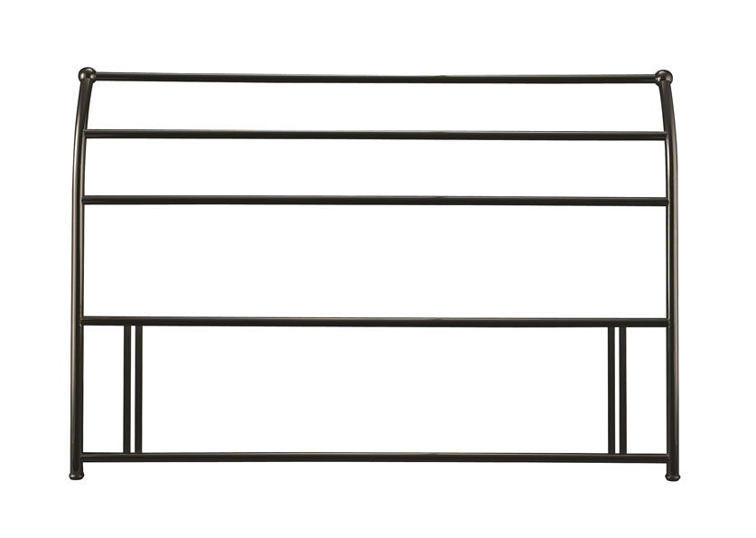 Titan Black Nickel Double Headboard